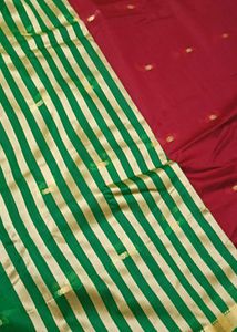 Traditional Maroon Silk Cotton Saree