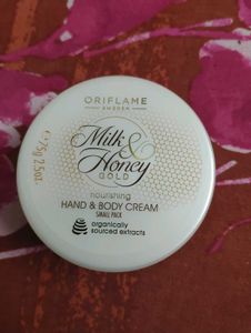 Milk & Honey GOLD Nourishing HAND & BODY CREAM 75g