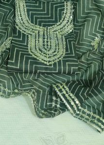 Jaipuri Gota Patti Dress Material Pure Cotton