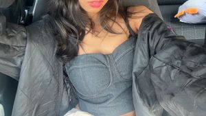 Denim Bustier Top