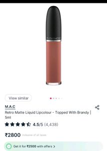 Mac Retre Matte Liquid Lip Colour