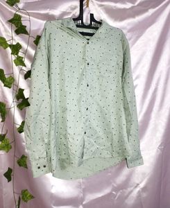Green Floral Print Shirt