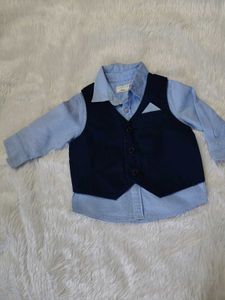 Boy's Formal Vest Shirt 9-12 M