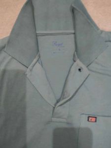 Retro Blue Polo Shirt