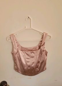 New Me Corset  Style Top With Square Neck