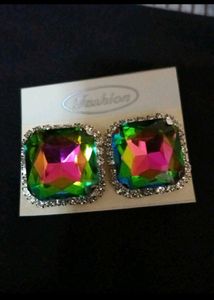 Rainbow Gemstone Earrings