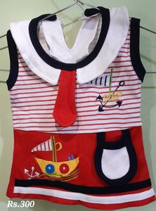 Red Elegant Frock Set