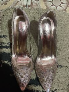 New Heels Silver Pink