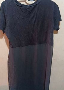 Half Net See-through Kurti