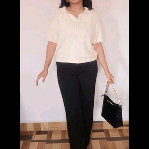 Snow Texture White Top