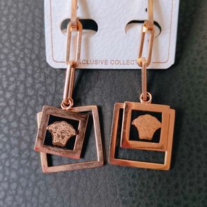 inspired by Versace design Long earrings