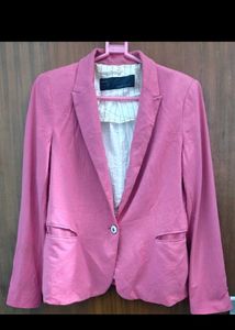 ZARA BASIC Pink Blazer