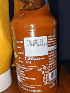 Ketchup, Mustard, Cheese Spread.