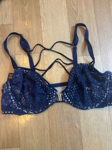 Victoria's Secret Navy Lace Bra