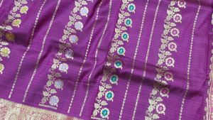 Elegant Purple Kanjivaram Silk Saree
