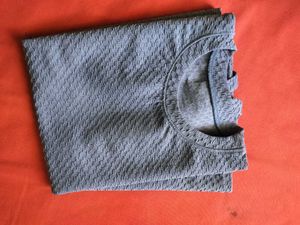 Textured Grey T-Shirt