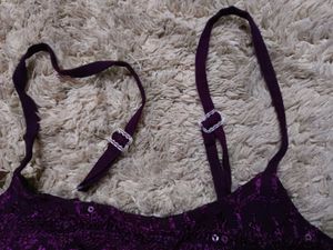 Purple Sparkle Cami Top