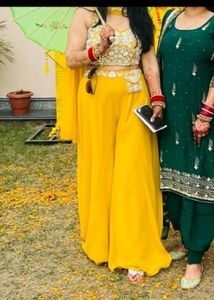 yellow dress for haldi