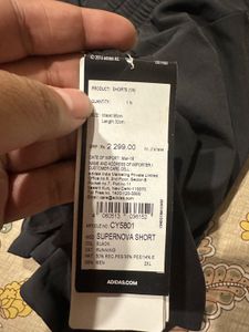 Addidas Original Shorts Gym Wear Unused With Tag
