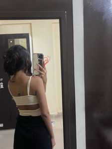 H&amp;M beige sexy top
