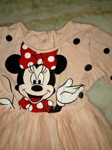 Disney Minnie Mouse Dress 5 To 6 Years Size