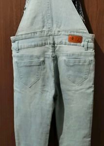 Light Wash Denim Overalls