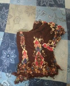 Brown Stretchable Crop Top