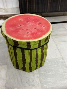 Watermelon Fruit Shape Stool Cum Storage