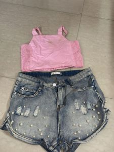 Pink Crop Top A only ❤️