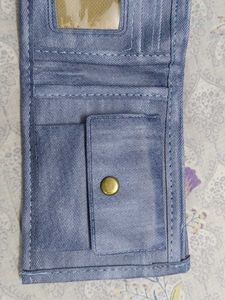 Denim Style Wallet Set - New