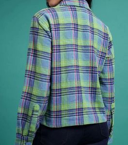 Plaid Cropped Jacket