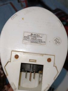 Bajaj Electric Kettle 1200 wt 1L fully working