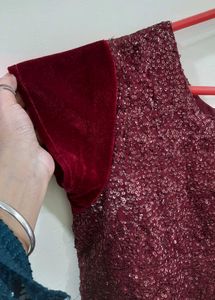 Maroon Lehanga Blouse♥️