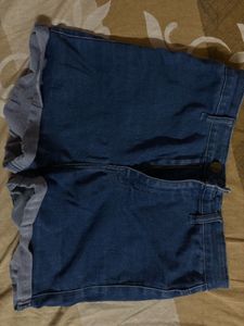 Denim shorts