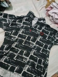 For Kids Patterned Short Sleeve Shirt