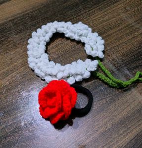 Handmade Crochet Jasmine Gajra