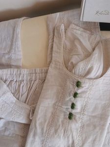 PAKISTANI SUIT (Off WHITE- Cremish)
