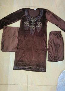Super Soft Velvet Suit New Unused