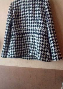 Houndstooth Print Jacket