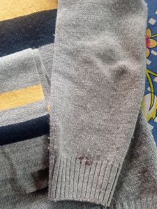 Woolen Branded Swater With Muffler