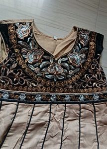Embroidered Sleeveless Dress