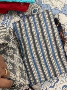 Pack Of Two Teal &amp; Grey Embellished Kurti Set