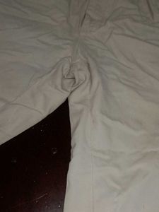 Off White Denim Casual Pants