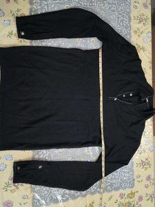 Stylish Black Knit Sweater