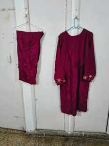 Beautiful Maroon kurta set