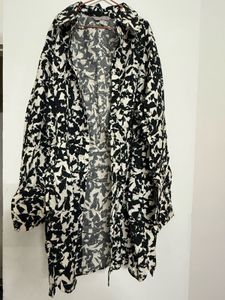 Abstract Print Shirt Dress