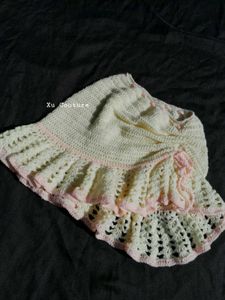 Crochet Ruffle Skirt