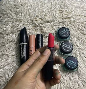 Mascara, Lipsticks Matte ,eye Shimmer And Glitters