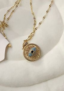 Evil Eye Gold Necklace
