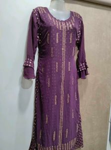 Elegant Purple Kurti